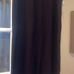 Liz Claiborne pull on black maxi midi skirt with side slit woman’s large NWT Photo 0