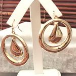 Chico's Chico’s Circular Gold Tone with Drop Earrings Photo 0