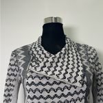 BCBGMAXAZRIA  Asymmetrical Zip Knit Moto Jacket Size Small Photo 1