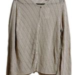 Marisa Christina Tan Cardigan with Textured Knit V Photo 0