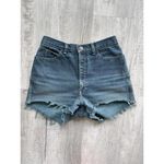 Calvin Klein Vintage 90s  Y2K Dark Green Denim Shorts Size 10 Photo 2