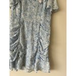 Emma & Michelle  Blue Ruched Summer Mini Dress Size 16 Party Special Occasion Photo 4