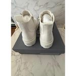 Palladium Women's Pallabase Twill White Lace-Up Combat Boots Photo 4