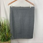 J.Crew Gray Herringbone Knee Length Pencil Skirt 8 NEW Photo 1