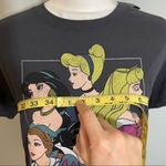 Disney NWT Dark Gray  Princess Crewneck Babydoll Tee T-Shirt Top New Ariel Belle Photo 3