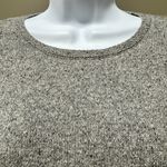 J.Jill Women’s Gray Sweater M | Silk Blend | Pinstripe Side Insets | Soft Knit Size M Photo 2