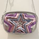 Claire’s purse crossbody metallic silver adjustable Stella McCartney star bag Photo 1