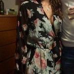 DO+BE Black Floral Romper Photo 0