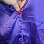 Victoria's Secret Vintage Victoria Secret Gold Label Oversized Purple Silky Sleep Shirt Size Small Photo 5