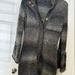 prAna  Long Cardigan Sweater 2 Tone Gray Marbled Collared S Photo 0