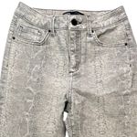 ZARA Snake Skin High Rise Skinny Jeans Size: 2 Photo 9