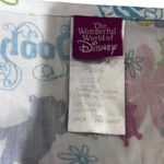 Disney Winnie The Pooh Scrub Top Women's 2X White Floral Print V-Neck Pockets Photo 3