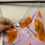 Reformation  Juliette Floral Midi Dress Lilac Women's Size 4 NWT Photo 8