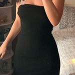 Black midi strapless dress Size XS Photo 0