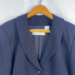 Dana Buchman Single Breasted Classic Career Blazer Navy Blue Size 8 Conservative Photo 2