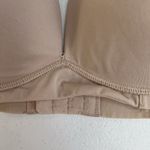 DKNY Small Bra Wireless Microfiber Plunge Smooth Molded Cups Beige Tan DK7664 Photo 3