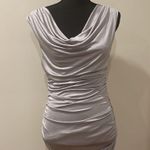 EXPRESS Ruche Shimmery Dress Photo 0