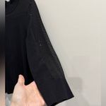 Cable & Gauge Black Rhinestones Sparkle Sweater Mock Neck Holiday Party M FLAW Photo 7