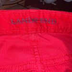 Lands' End  NWT Red Corduroy Mid Rise Straight Fit Size 18W Photo 5