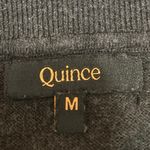 Quince Women's Black Cashmere Long Sleeve Crew Neck Pullover Sweater Top Size M Size M Photo 2