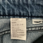 H&M H M Denim Button Front A Line Skirt Blue Mid Wash Size 4 Photo 1