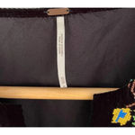 Free People  Always Forever Black Velvet Embroidered Tunic Dress XS Oversized Photo 3