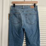 Paige  Cindy High Rise Ankle Straight Leg Jean 29 Light Blue Distressed Hem Photo 7