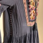 Antik Batik Black Boho Style Lova Dress Embroidered Maxi Size Small Euro 38 NWOT Photo 6