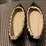 Trendy Stud Flats Black/Nude 39EU US 8.5 Black Size 6 Photo 3