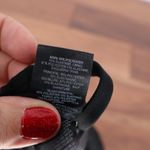 ASOS DESIGN Black V Neck Spaghetti Strap One Piece Swimsuit Bathing Suit Size 6 Photo 4