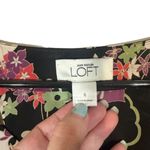 Ann Taylor LOFT Black Floral V Photo 9