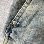 Blue Spice Twist Of Fate Paperbag Waist Denim Shorts in Light Blue Wash - Size 1 Photo 5