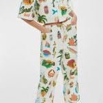 NWOT ALEMAIS x Alan Berry Rhys Samaki Cropped Organic Cotton Shirt Women's Sz 8 Photo 2