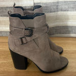 London Rag Tan Open Toe Heeled Booties Size 6‎ Photo 0