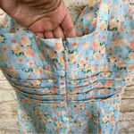 Lavish Lice Lavish Alice Aria Pleated Tie Strap Midi Dress Blue Floral Size 6 NEW Photo 7