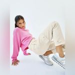 Aritzia Wilfred Free Modern High Waisted Twill Cargo Pants in Sand Size 6 Photo 12