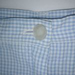 Lauren Ralph Lauren 16 34x20 Gingham Check Capri Pants Plus in Baby Blue Photo 6