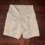 Aerie Offline By  The Hugger 5” Pocket High-Waisted Tan Biker Shorts Photo 0