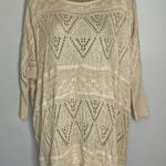 Forever 21 Oversized Knit Crochet Relaxed Sweater Photo 0