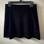 Iz Byer  Black Velvet Mini Skirt Photo 0
