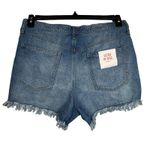 Celebrity Pink JRS SZ 17/33 Jean Shorts Distressed Ultra Hi-Rise Frayed Zip-Fly Photo 3
