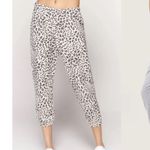 Spiritual Gangster cheetah leopard animal print relaxed cropped sweatpants Photo 1