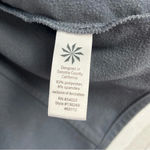 Athleta 🩶 Medium Hoodie Plush Tech Running Pullover Hooded Sweater 138249 Gray Photo 6