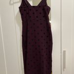 Nordstrom Speechless Black Purple Women’s Polka Dot Dress Stretch Jnr Size 3 Photo 10