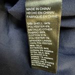 White House | Black Market WHBM Women's Quintessential Sequin Tweed Moto Jacket Size 12 Photo 9