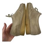 Clarks Women's Low Ankle Beige/Tan/Cream Suede Crepe Comfort Boots-8.5 Photo 9