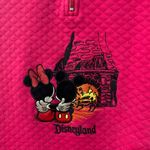 Disney Pink Disneyland Resort quilted shirt with embroidered Mickey and Minnie Mouse. Photo 2