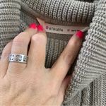 Athleta  Tisbury Cabel Knit Tan Sweater Photo 2