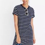 Tee Dress in Epperson stripe, Madewell striped Tee Dress Photo 2