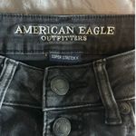 American Eagle Black High Rise Mini Jean Skirt - 6S Photo 3